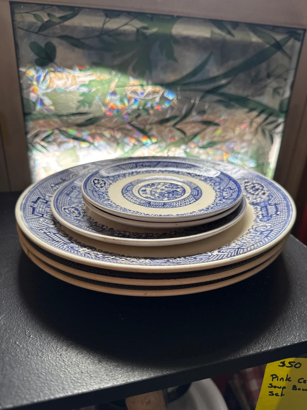 Blue Willow Pattern Plates Set - photo 2