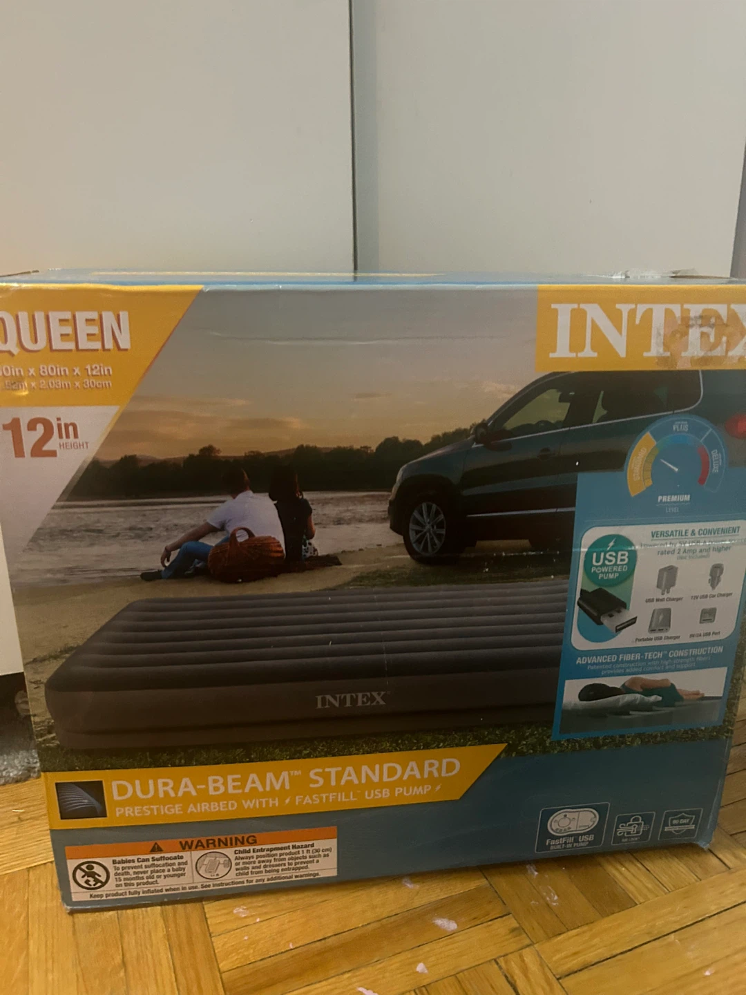 INTEX Dura-Beam Standard Queen Air Mattress