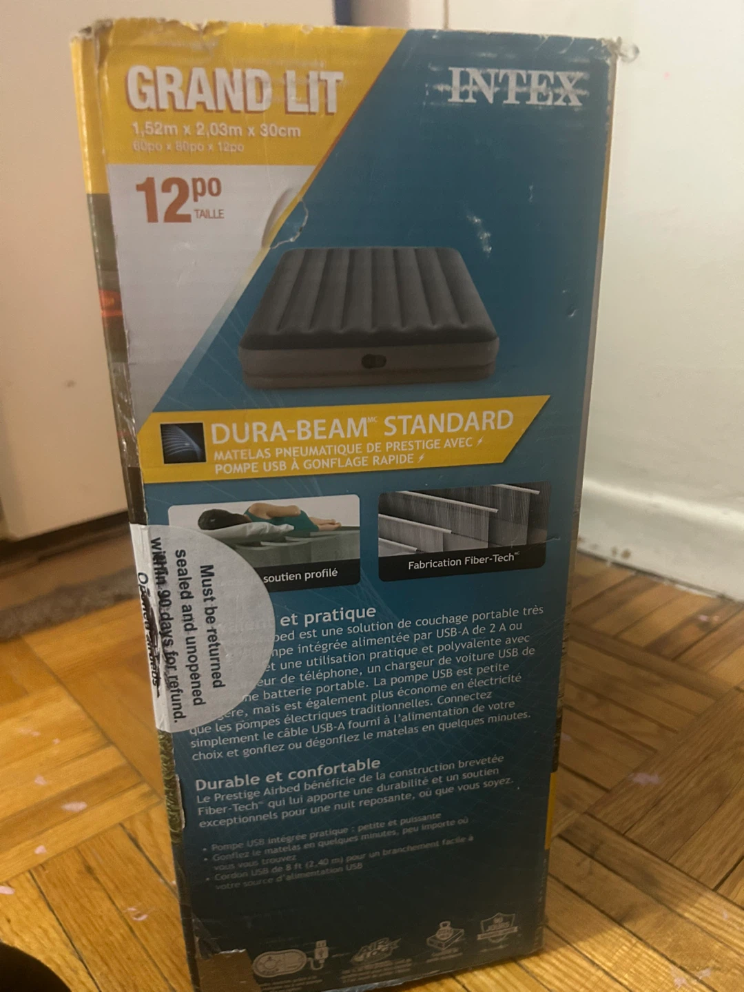 INTEX Dura-Beam Standard Queen Air Mattress - photo 2