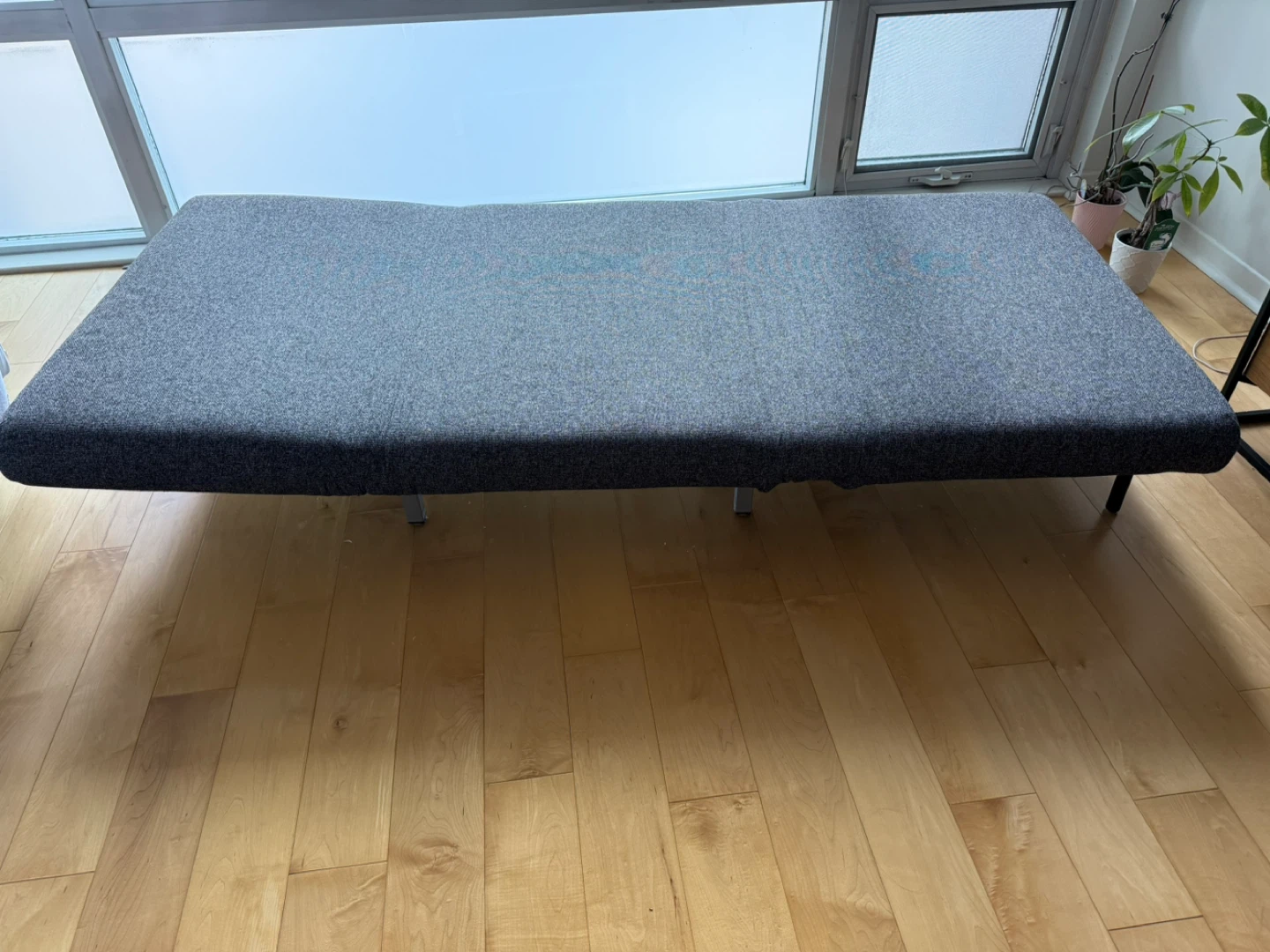 Grey 3 in 1: Accent Chair, chaise, flat bed - photo 3