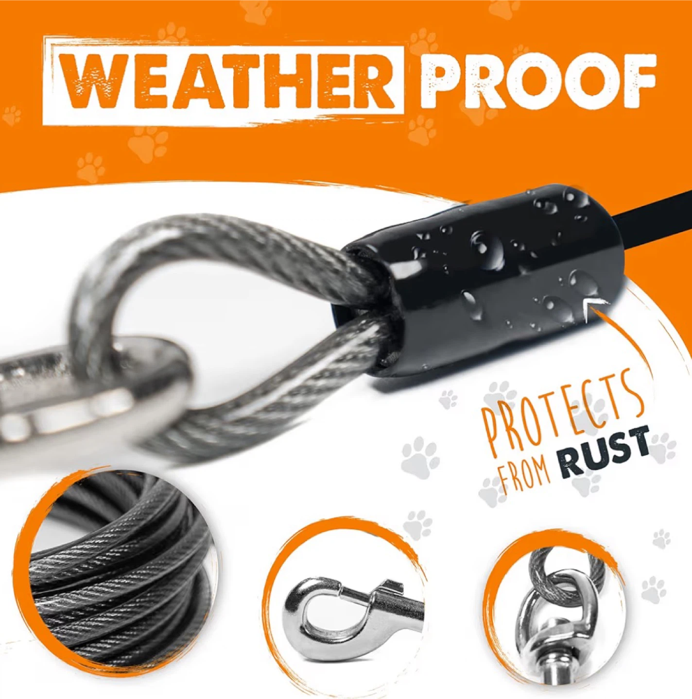Brand New Mighty Paw Dog Cable Tie-Out / Training Lead - photo 5