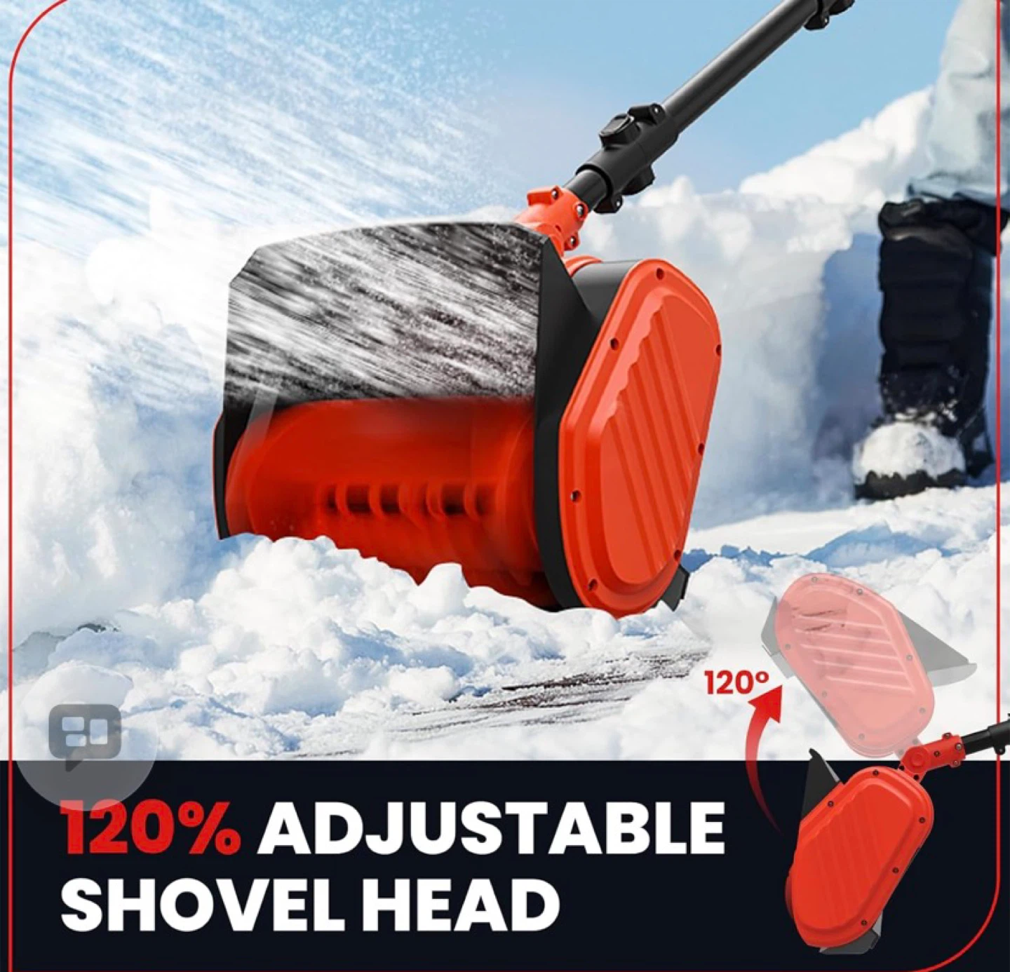 Sxg Sxg Electric Snow Shovel for Milwaukee M18 18V Battery, 11" - photo 4