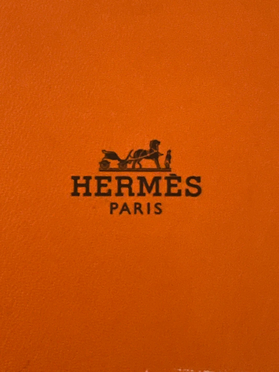 Hermès Orange Gift Box large scarf fox