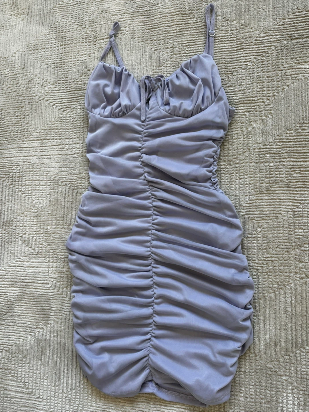 Ruched Bodycon Mini Dress - photo 2