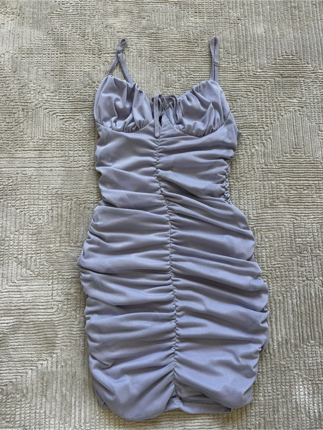 Ruched Bodycon Mini Dress