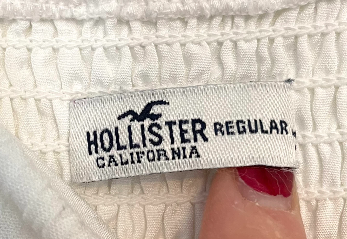 Hollister White Puff Sleeve Dress - photo 2