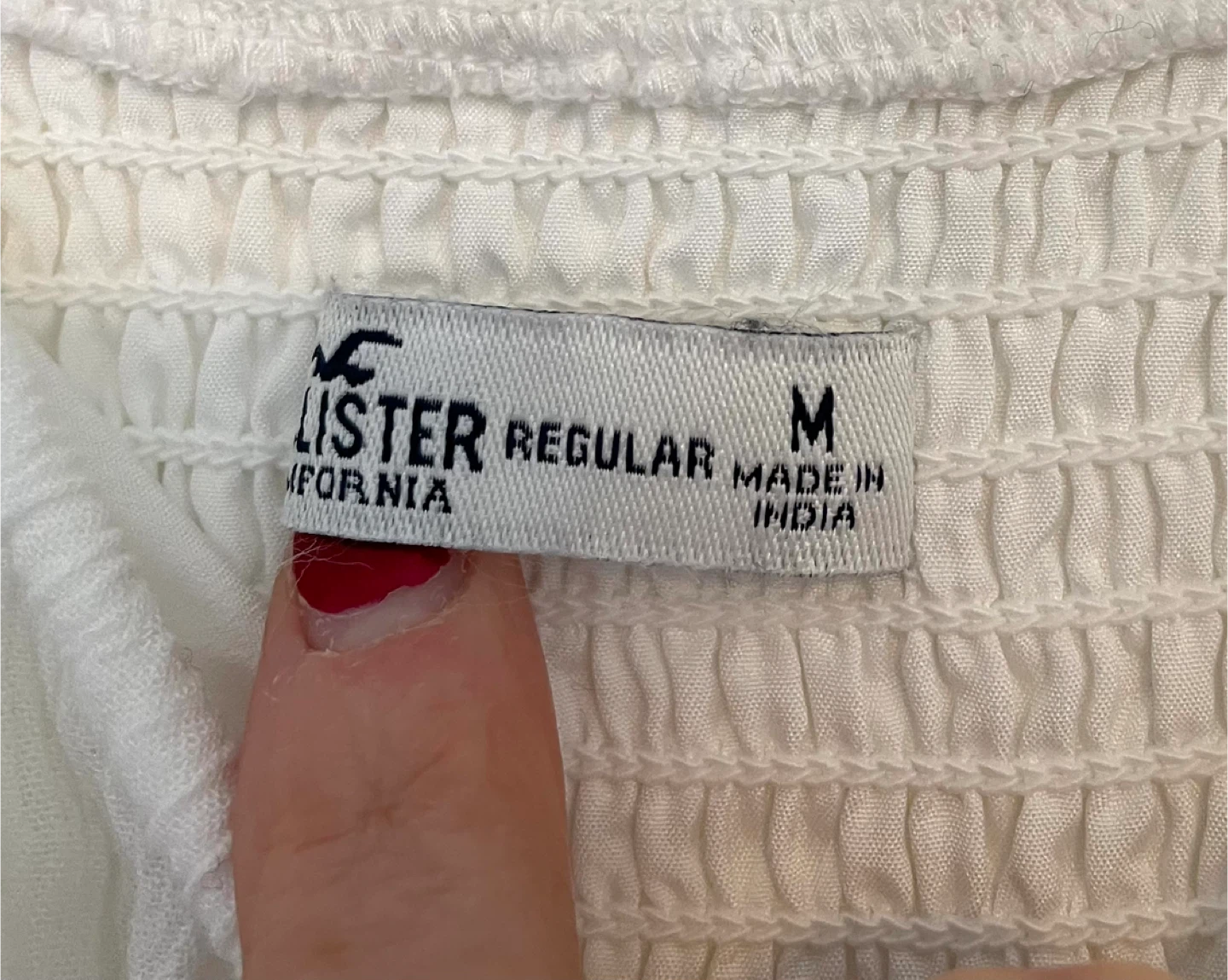Hollister White Puff Sleeve Dress - photo 4