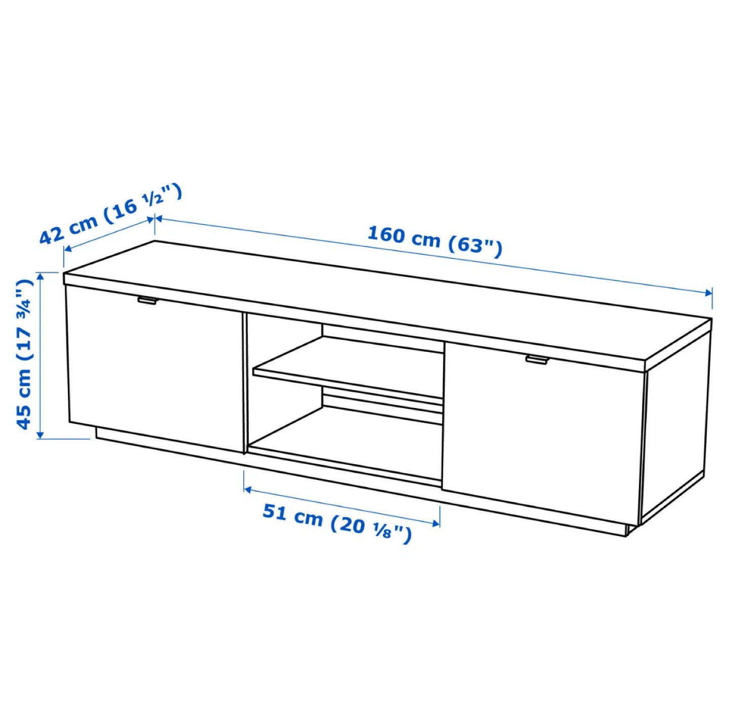 IKEA BYAS TV Stand - photo 4