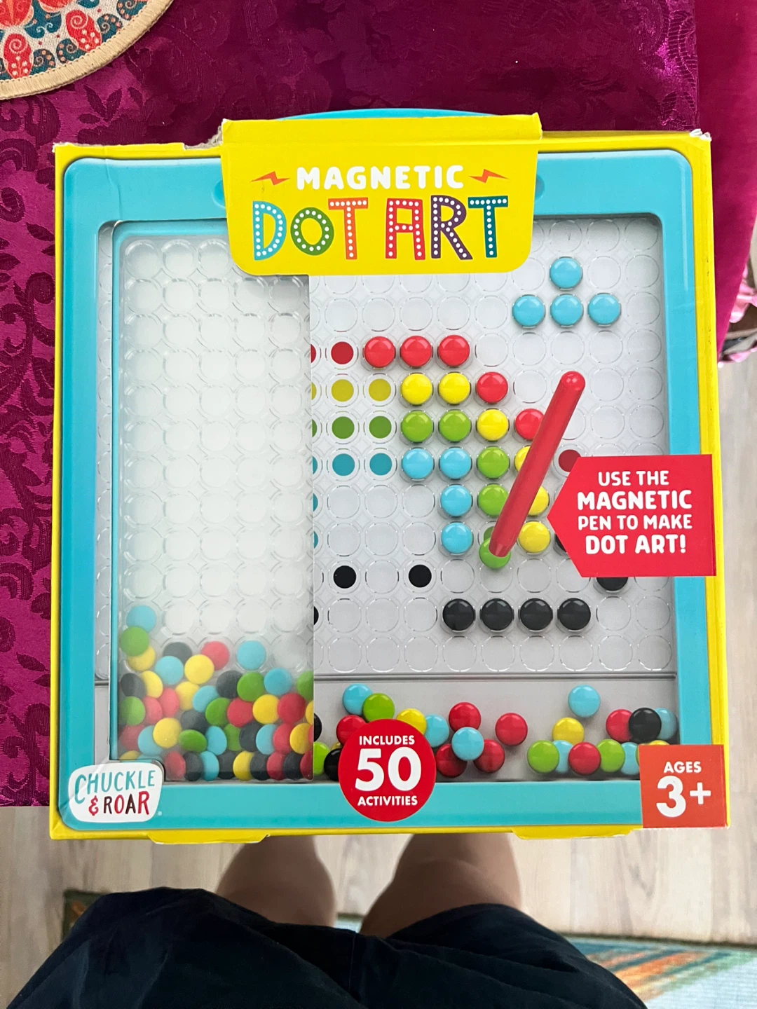 Chuckle & Roar Magnetic Dot Art Toy - photo 3