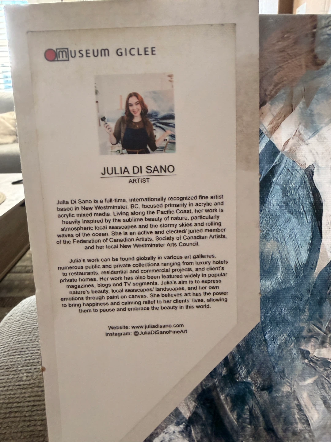Julia Di Sano Abstract Wall Art - photo 2