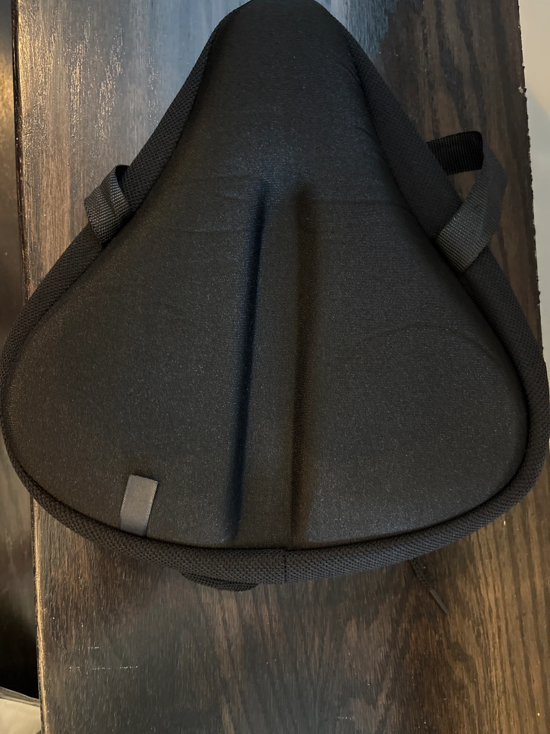 Black Bicycle Seat Cover with Gel Padding