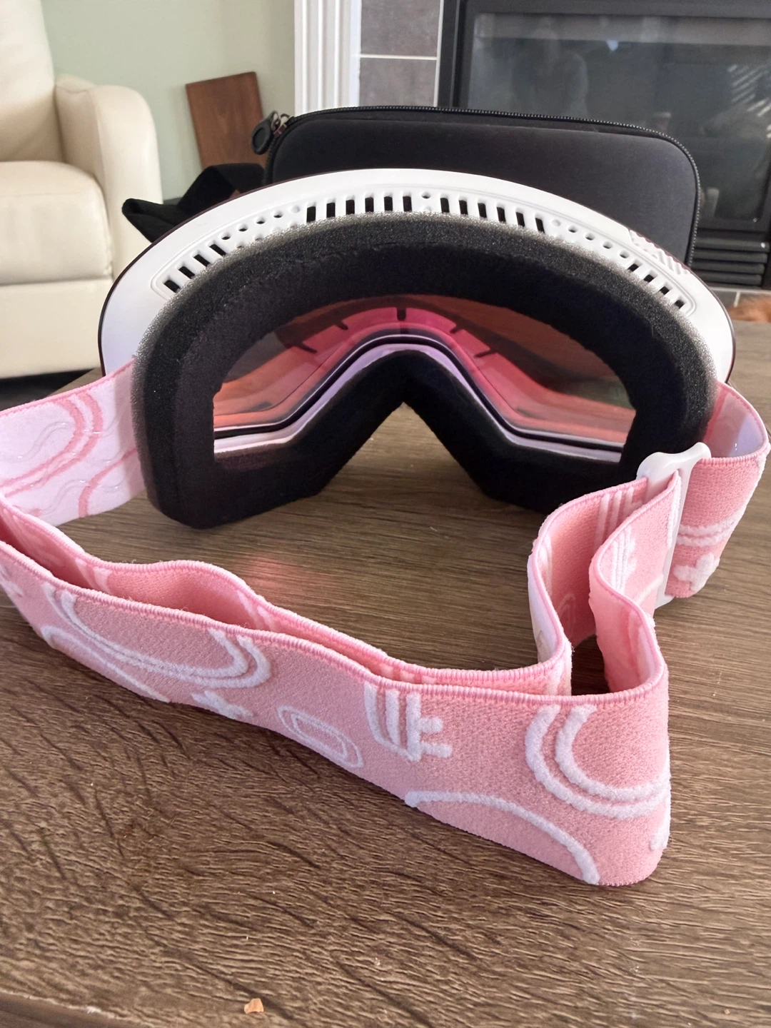 Pink Ski Goggles with Extra Lens and Case - photo 3