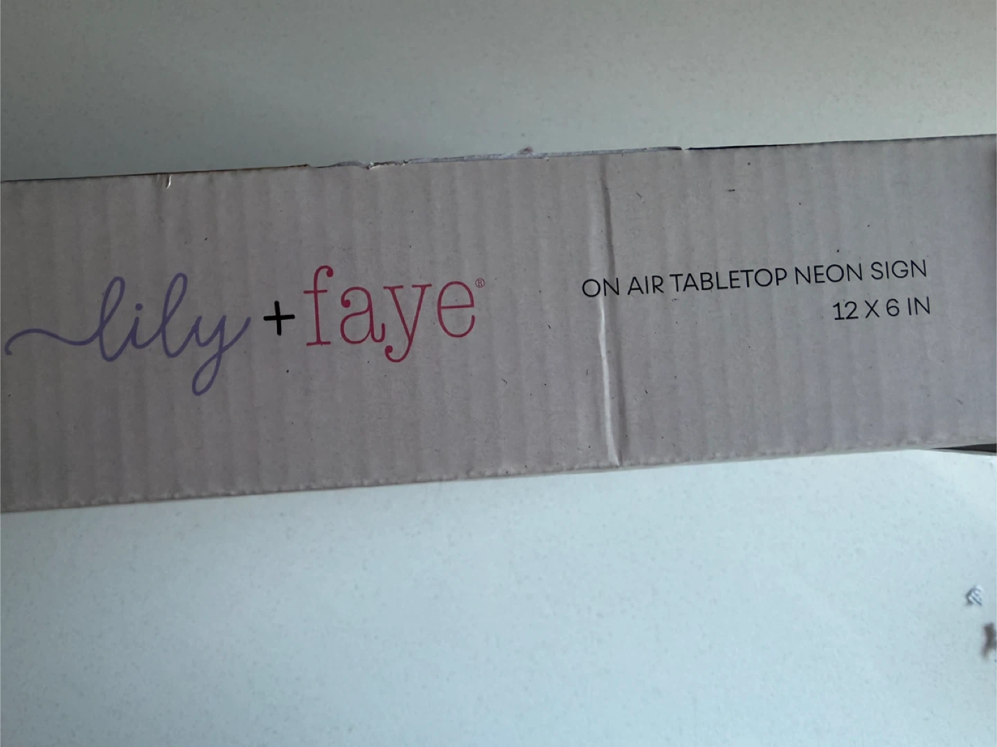Lily + Faye ON AIR Tabletop Neon Sign - photo 3