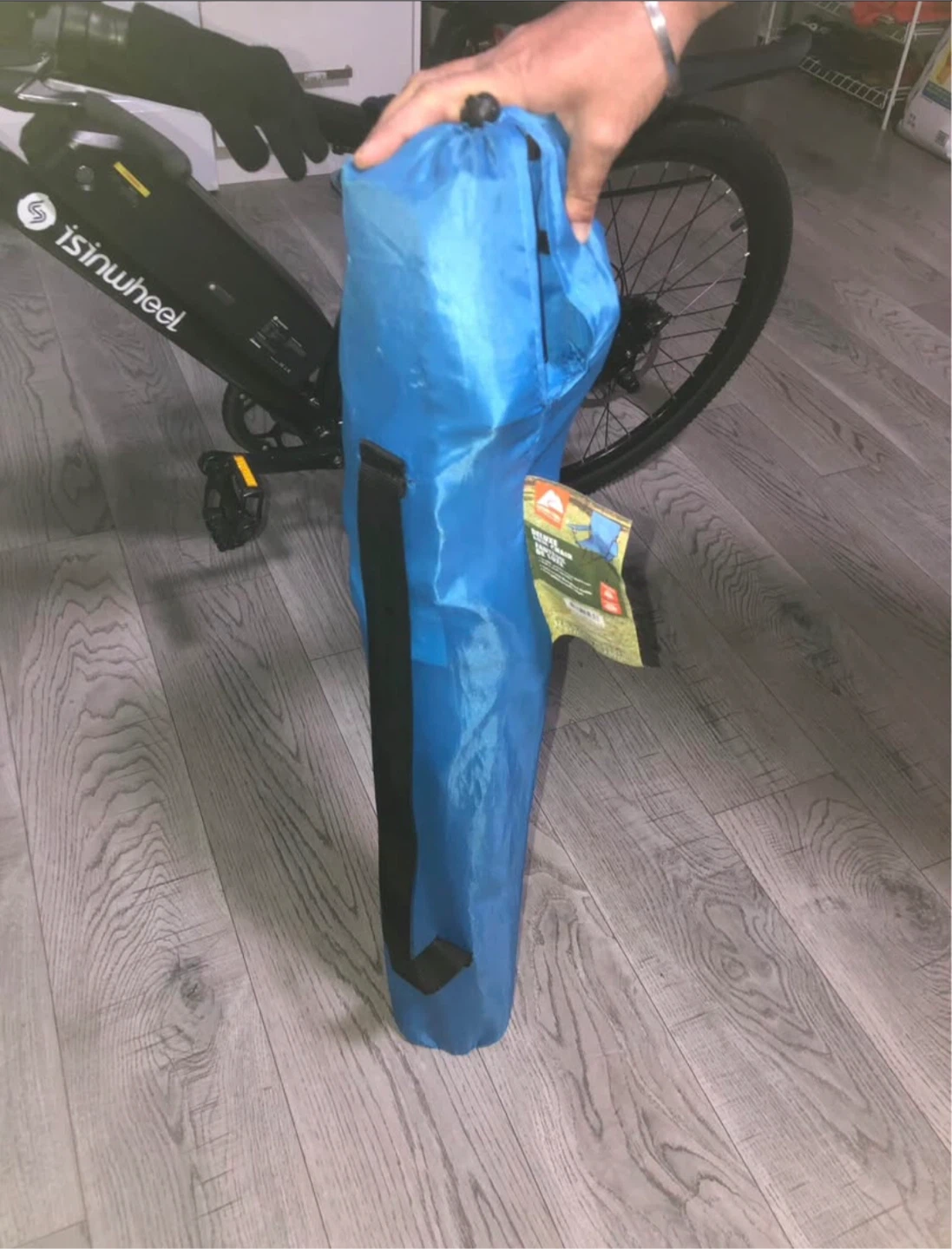 Ozark Trail Blue Folding Camp Chair with Cup Holder - photo 2
