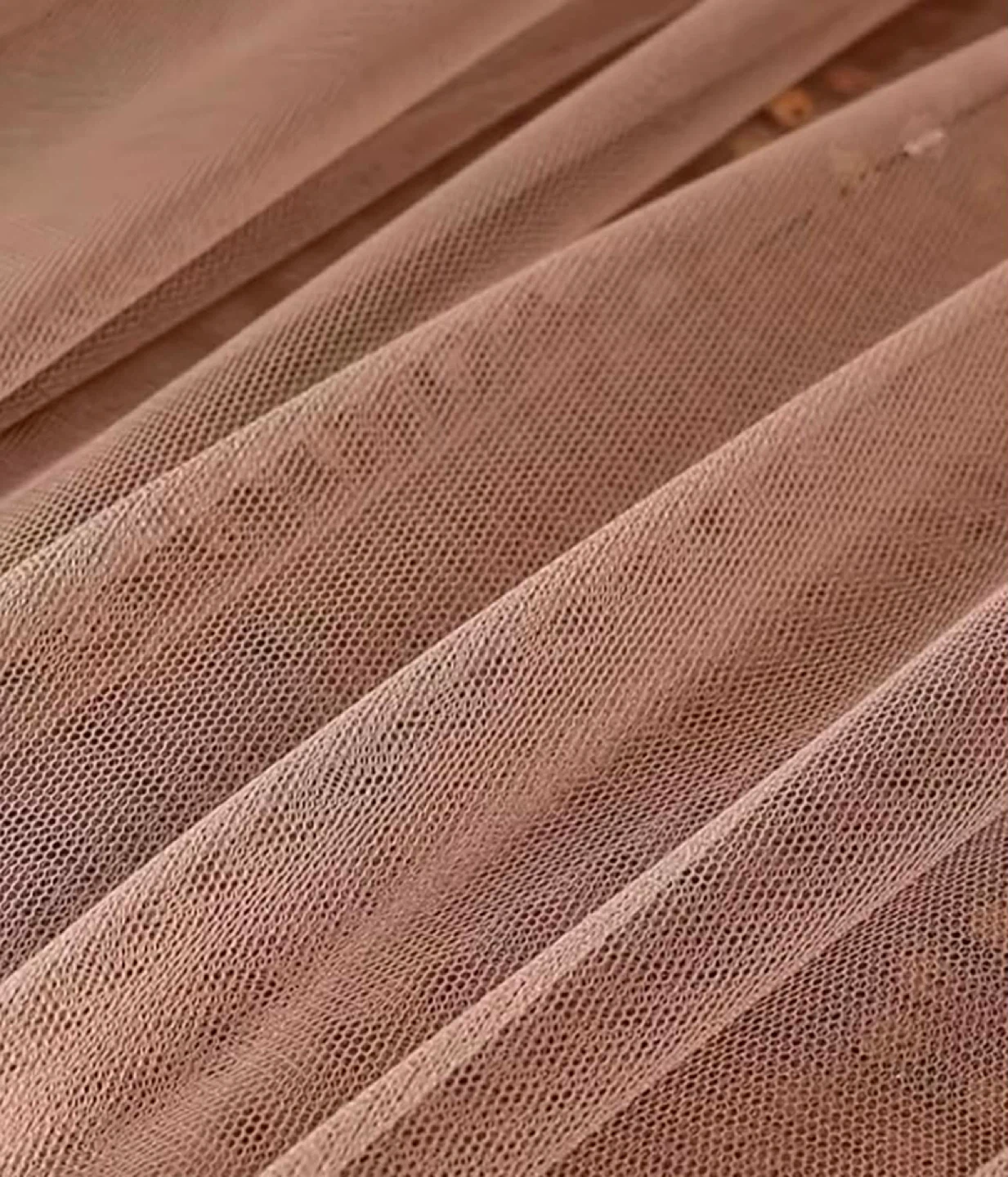 Sparkly Tulle Maxi Skirt - Beige - photo 5
