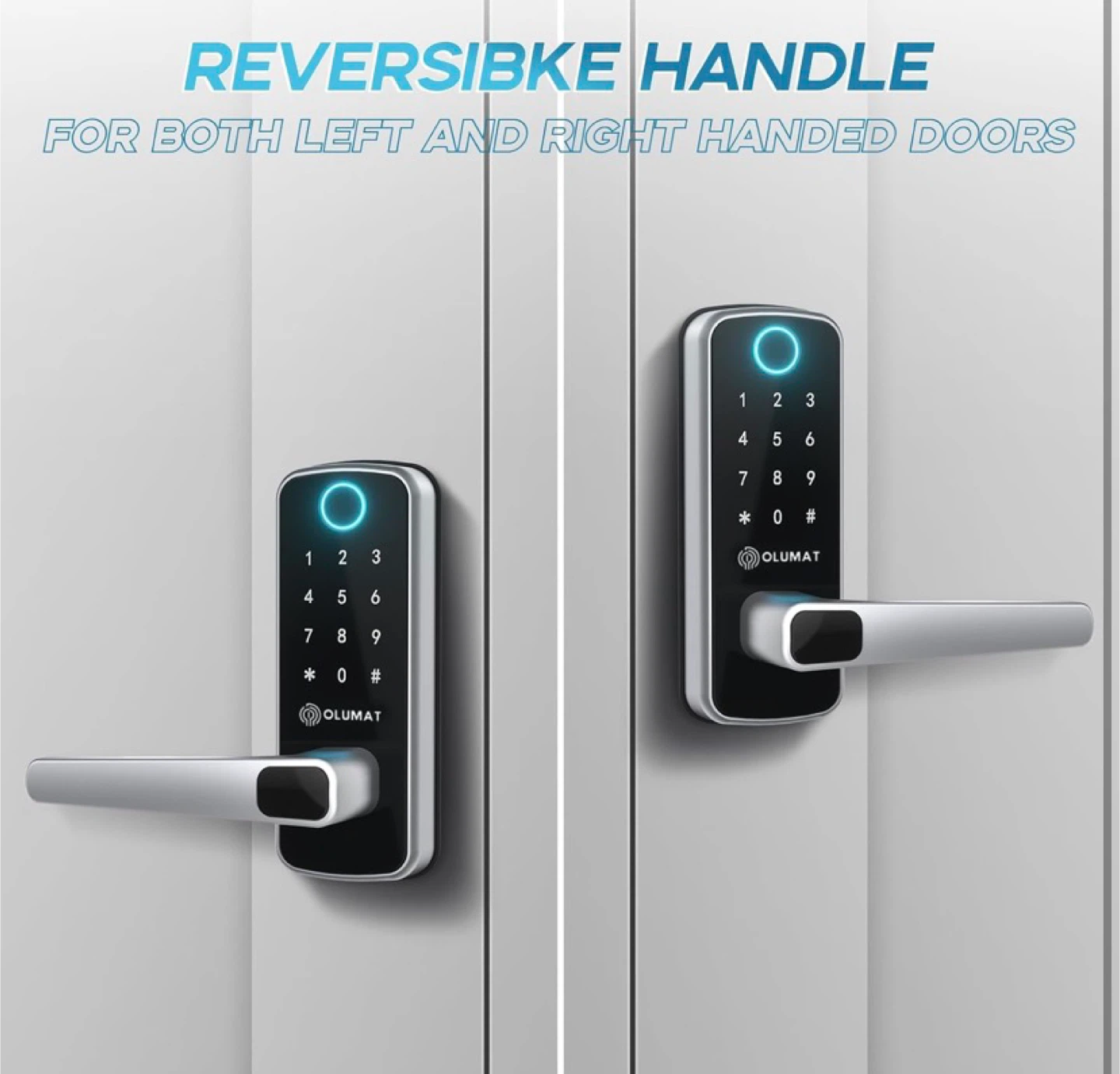 OLUMAT Smart Door Lock - Auto-Lock, Multiple Unlock Options - photo 4