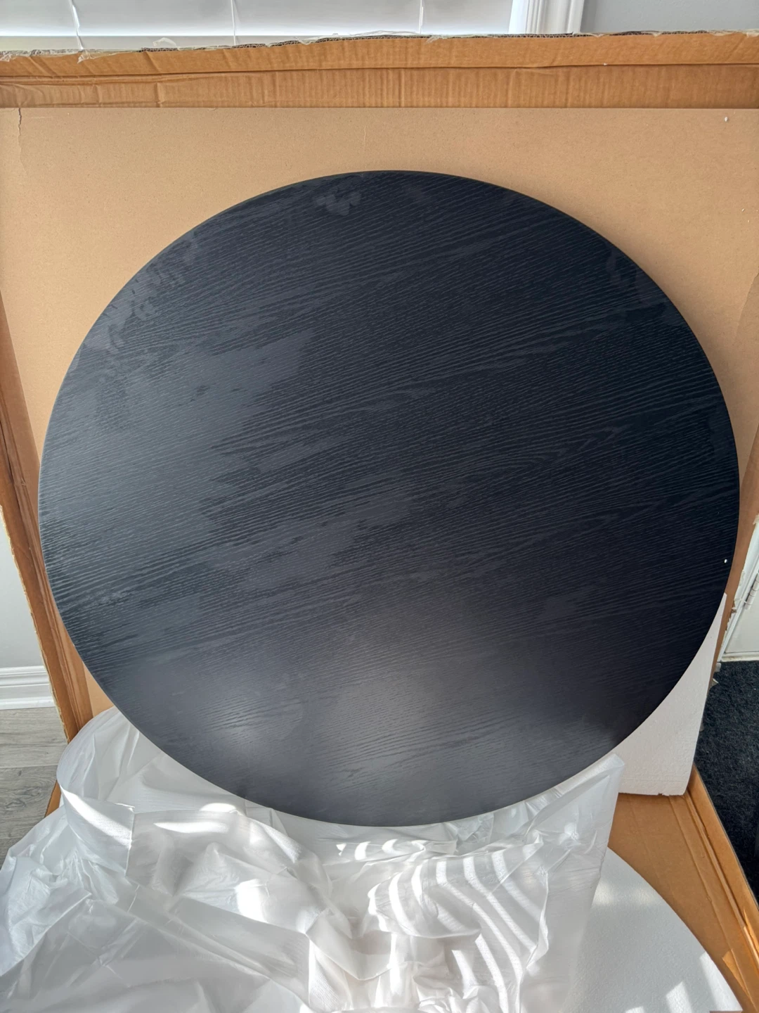Black Round Coffee Table Top