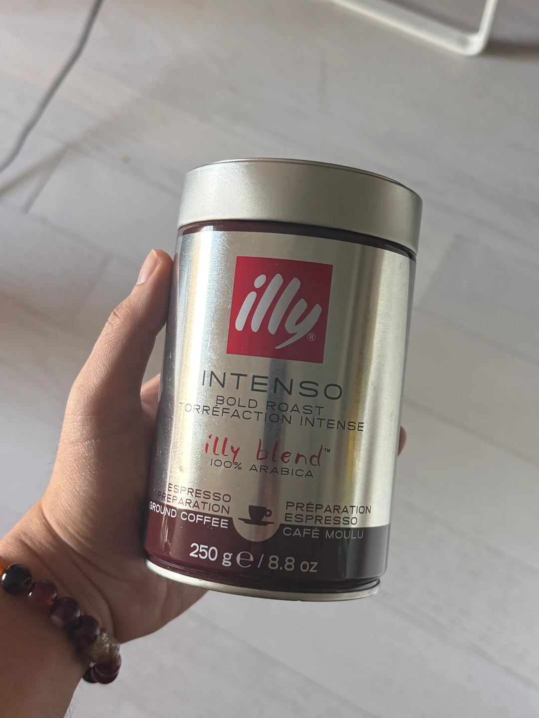 Illy Intenso Bold Roast Ground Coffee 250g