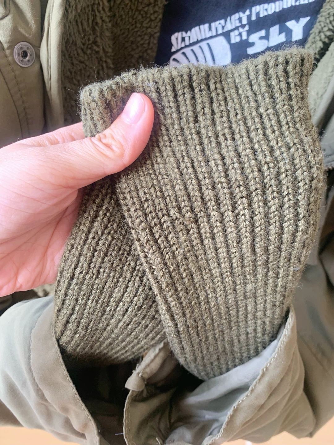 SLY Japan Olive Green Slim Parka | Removable Lining - photo 4