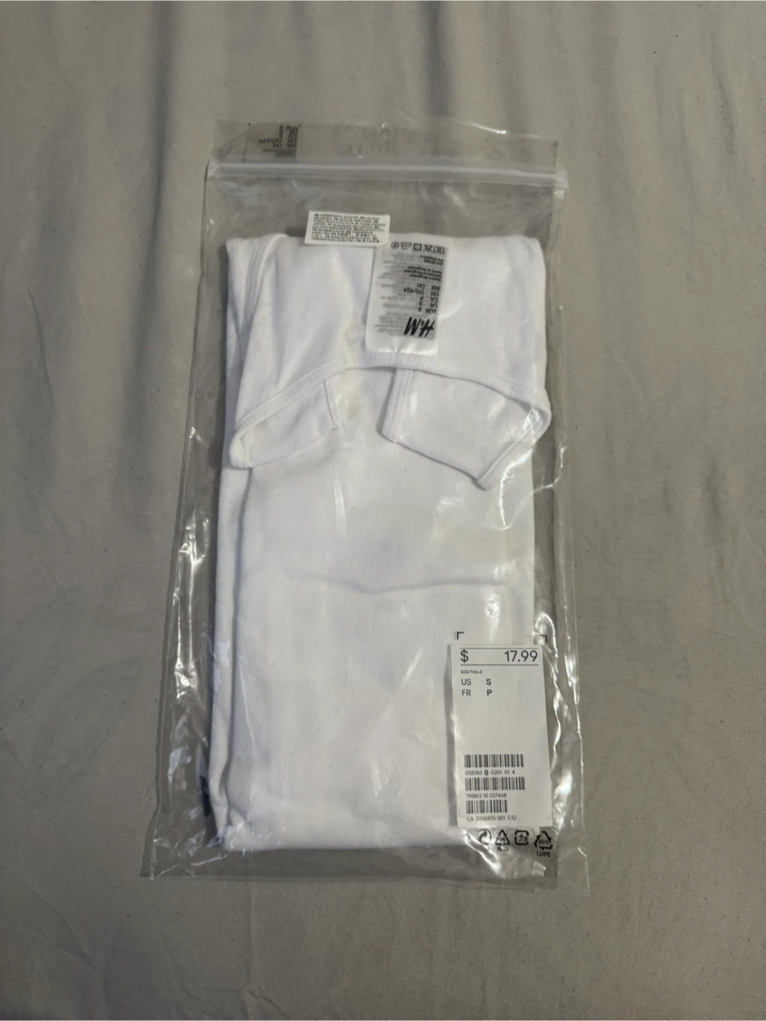 H&M Wife Beater (White) - Men’s (NEW) - photo 2