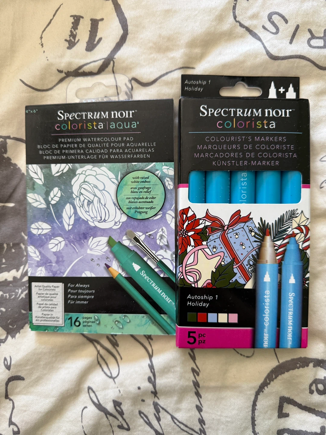 Spectrum Noir Colorista marker set and watercolour pad 🏆