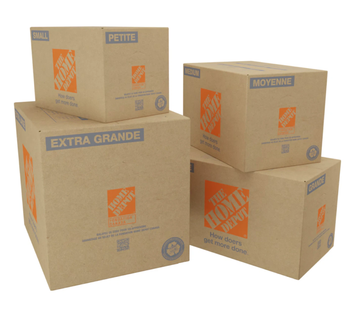 Collection of moving boxes (medium & small)