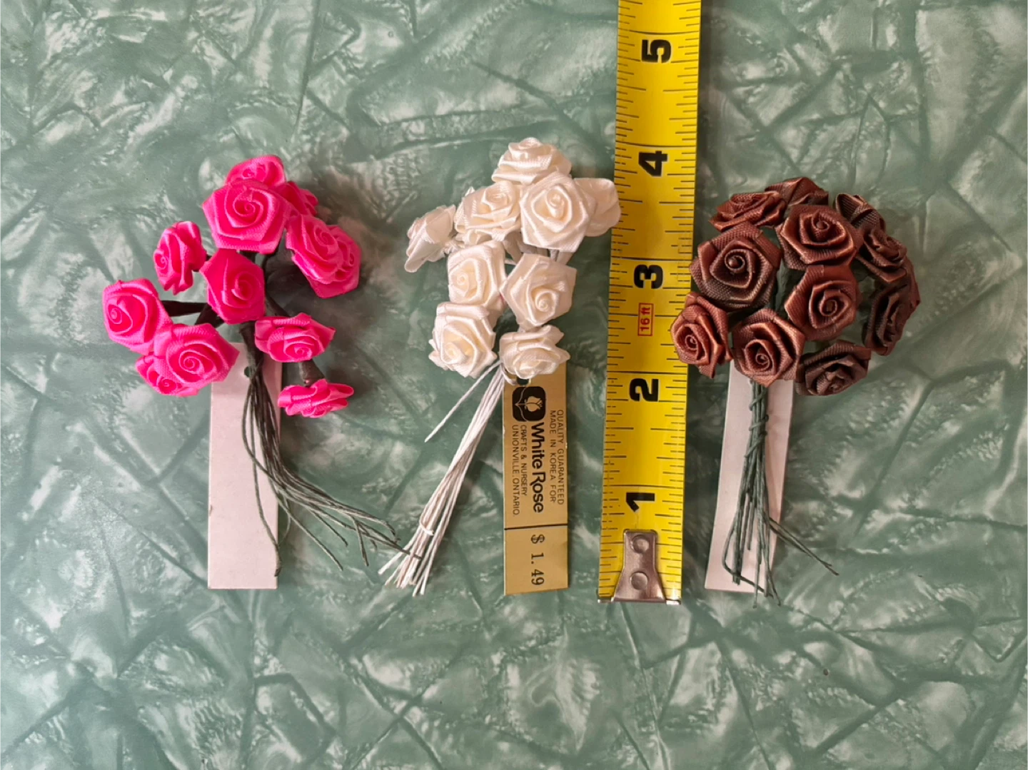 🏆New Vintage Lot of Floral Picks, Ribbons, etc - photo 2