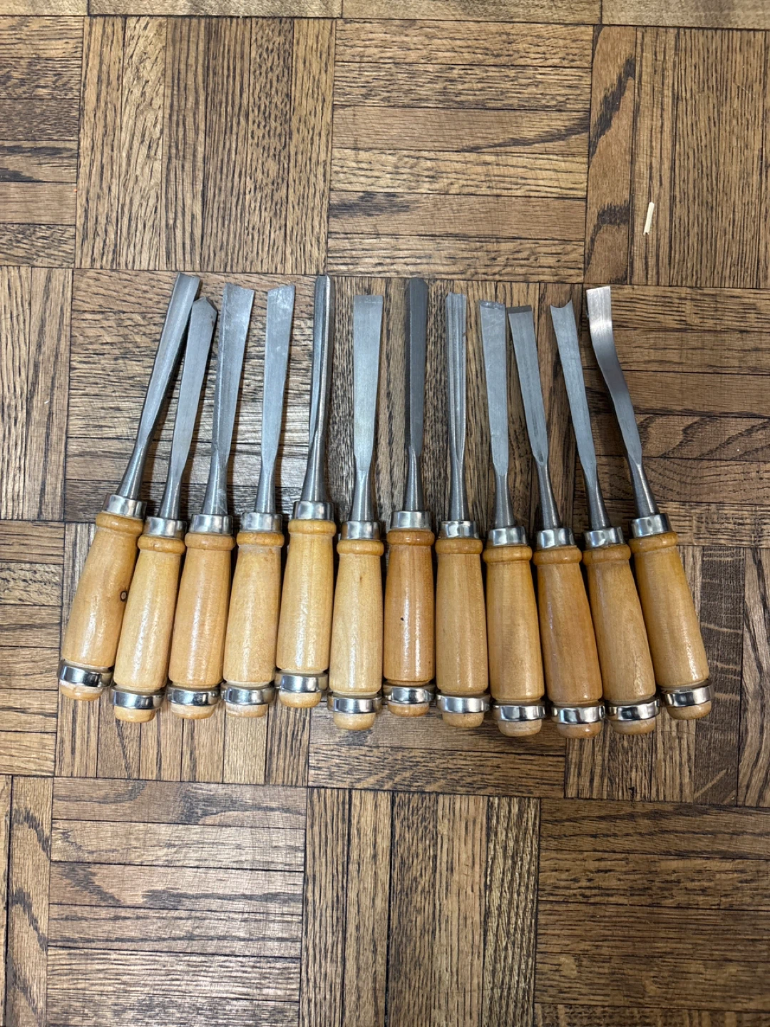 Wood Carving Set with Chisels, Files, Saw, and Clamp - photo 3