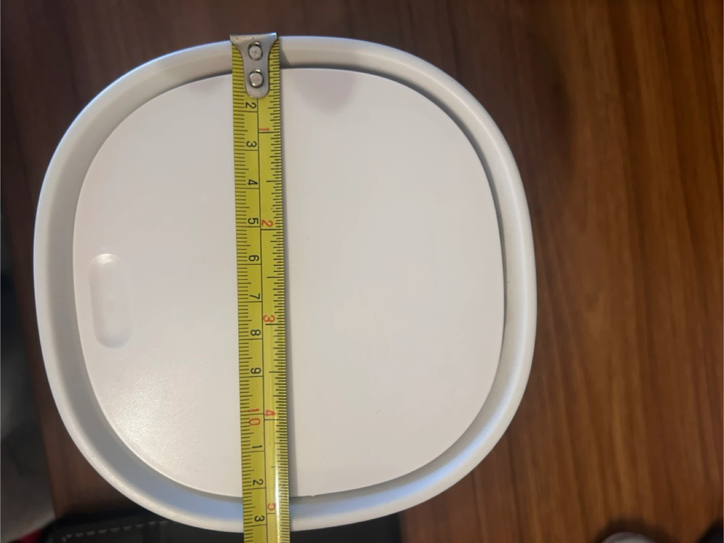 White Oval Trash Can - photo 3
