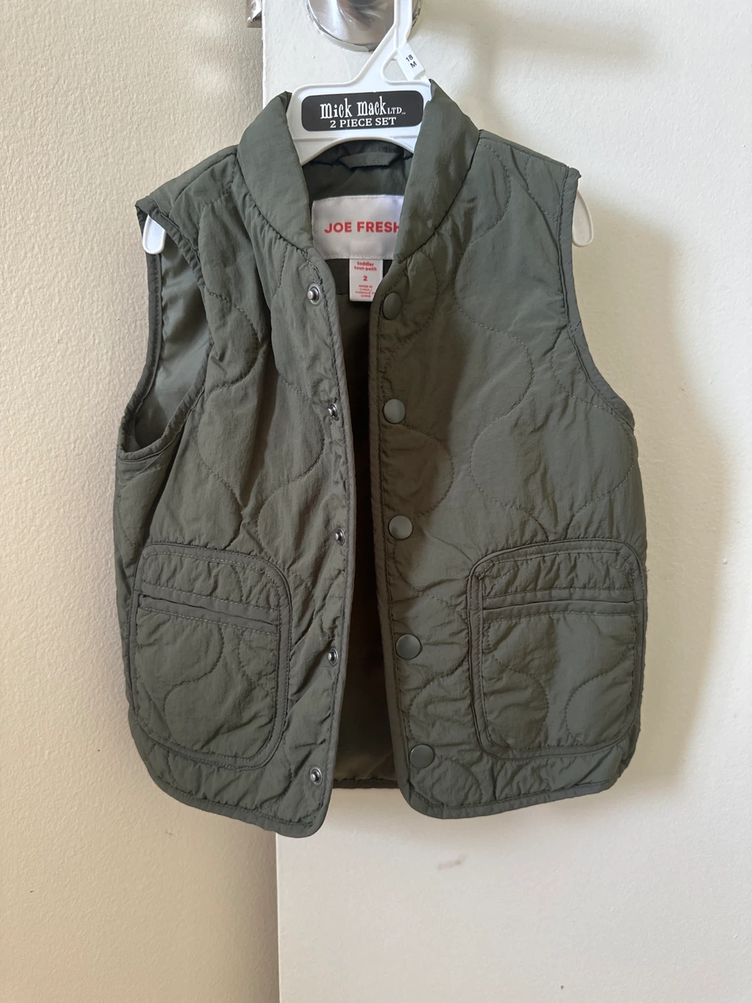 Joe Fresh Toddler Quilted Vest - Size 2