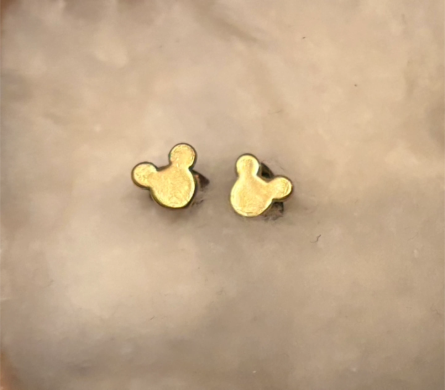 🏆Gold Mickey Mouse Stud Earrings