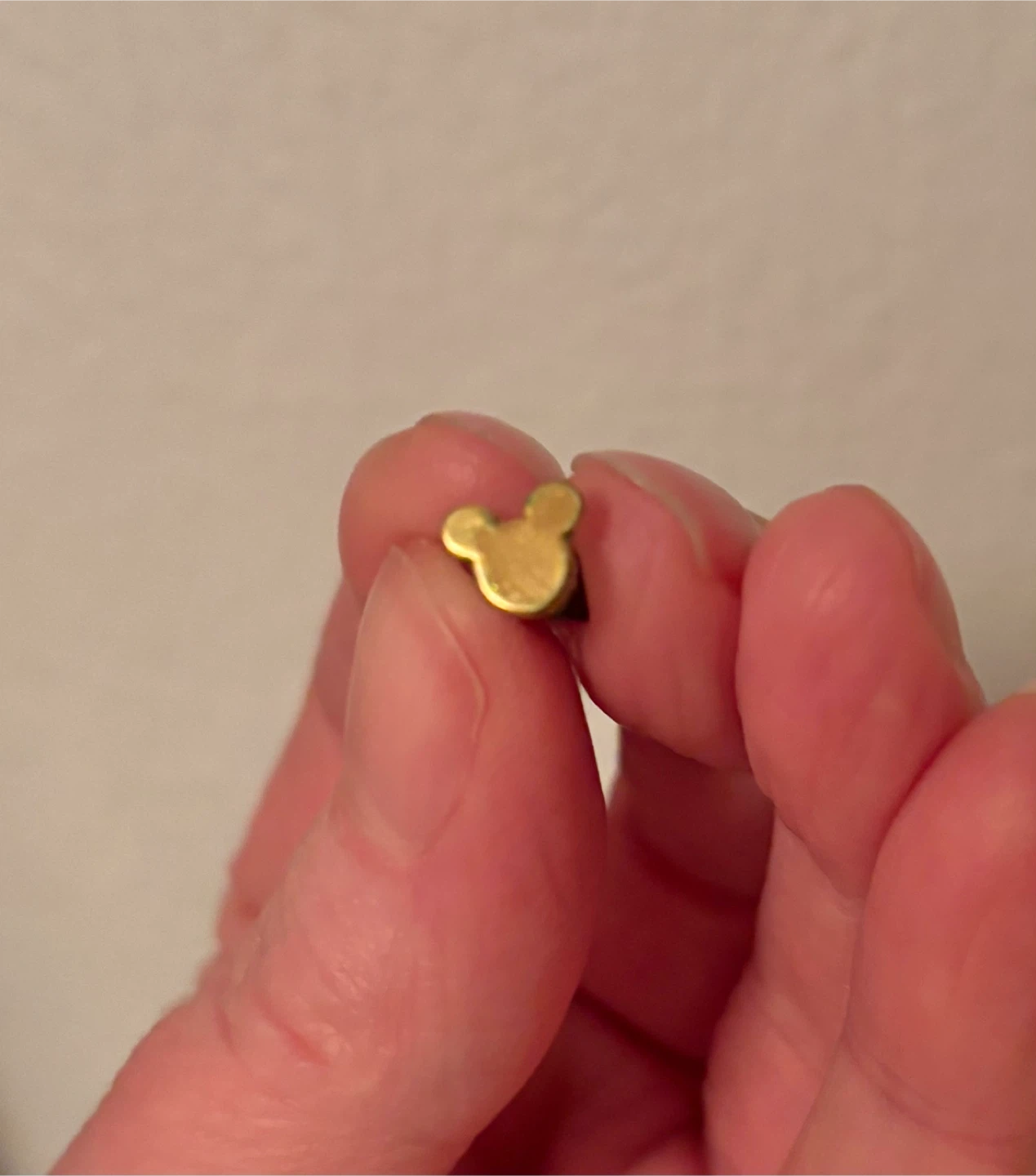 🏆Gold Mickey Mouse Stud Earrings - photo 3