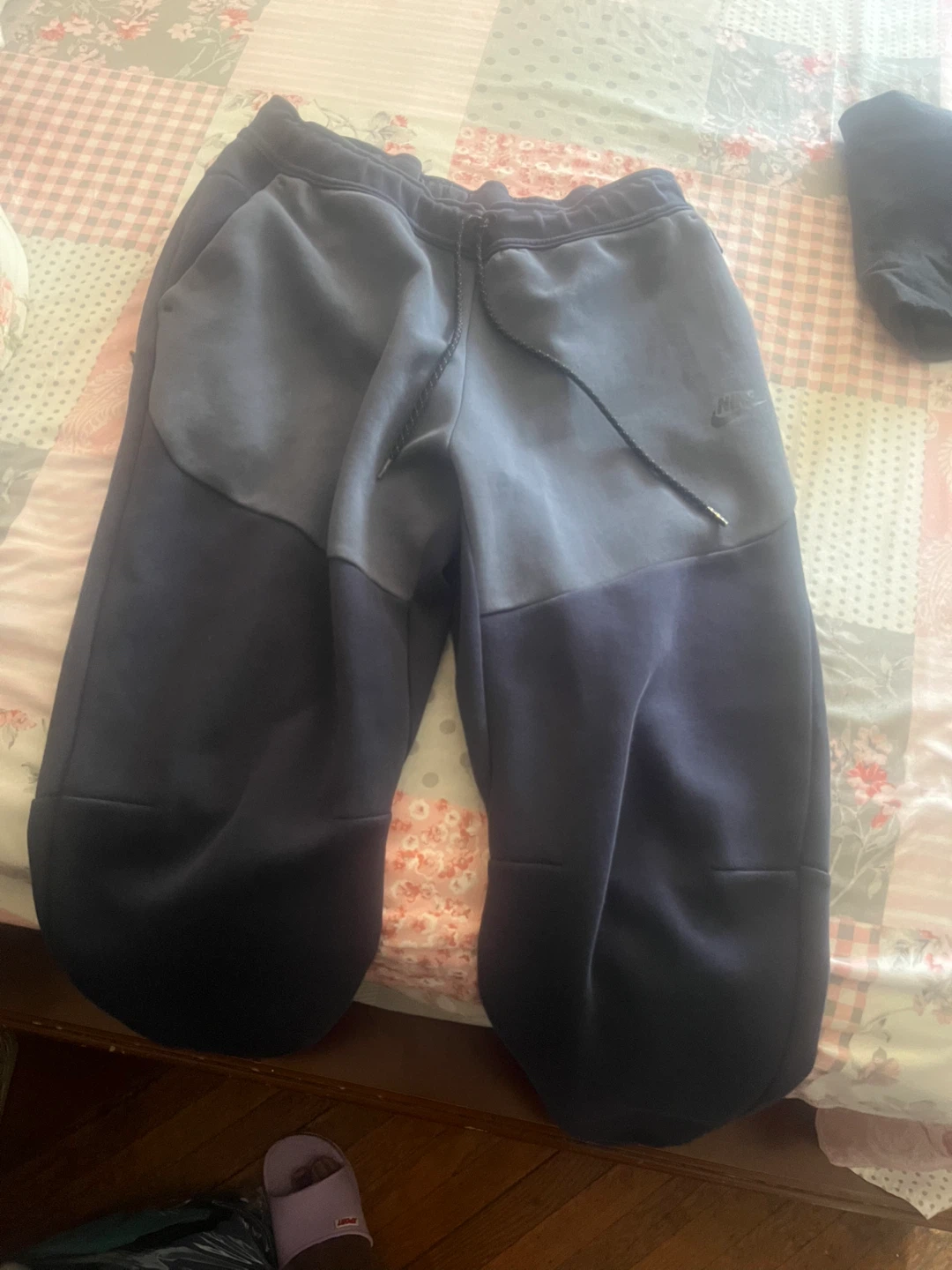 Nike Tech Fleece Joggers navy blue size large