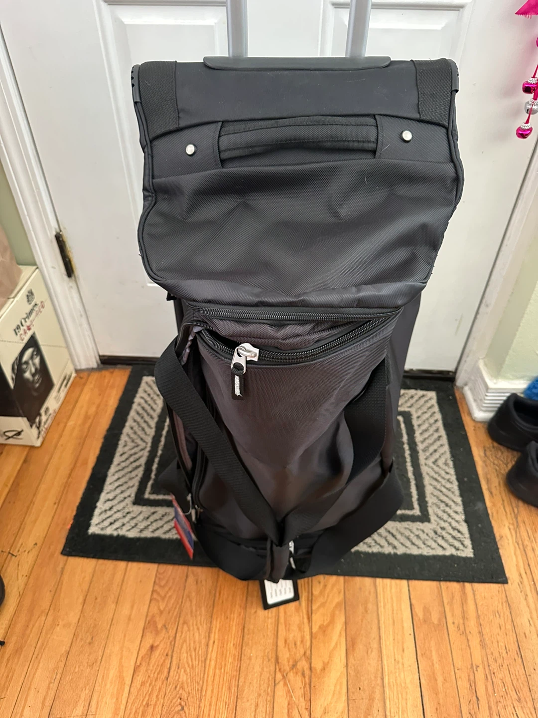 Black Rolling Duffle Bag by NRA