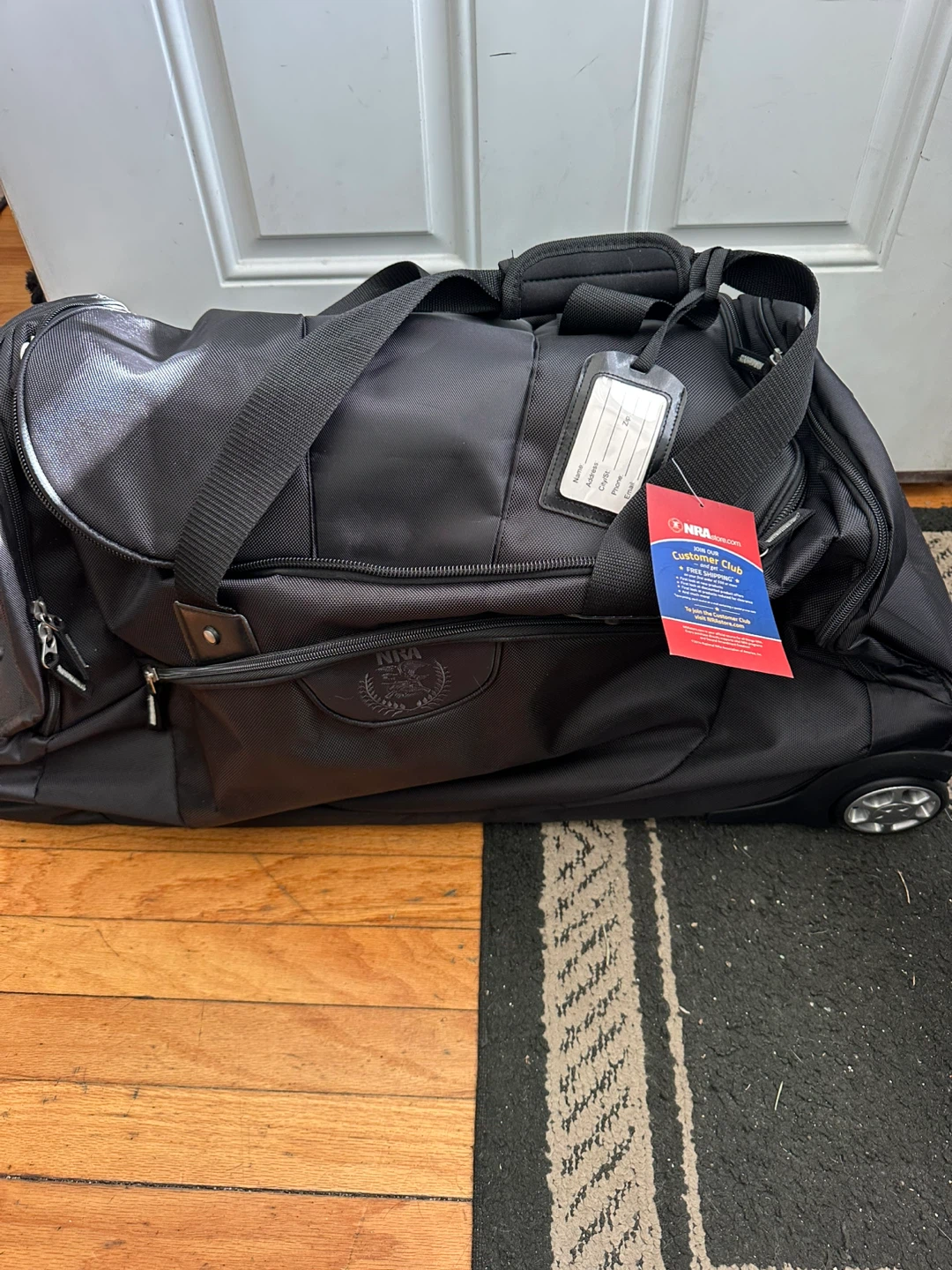 Black Rolling Duffle Bag by NRA - photo 2