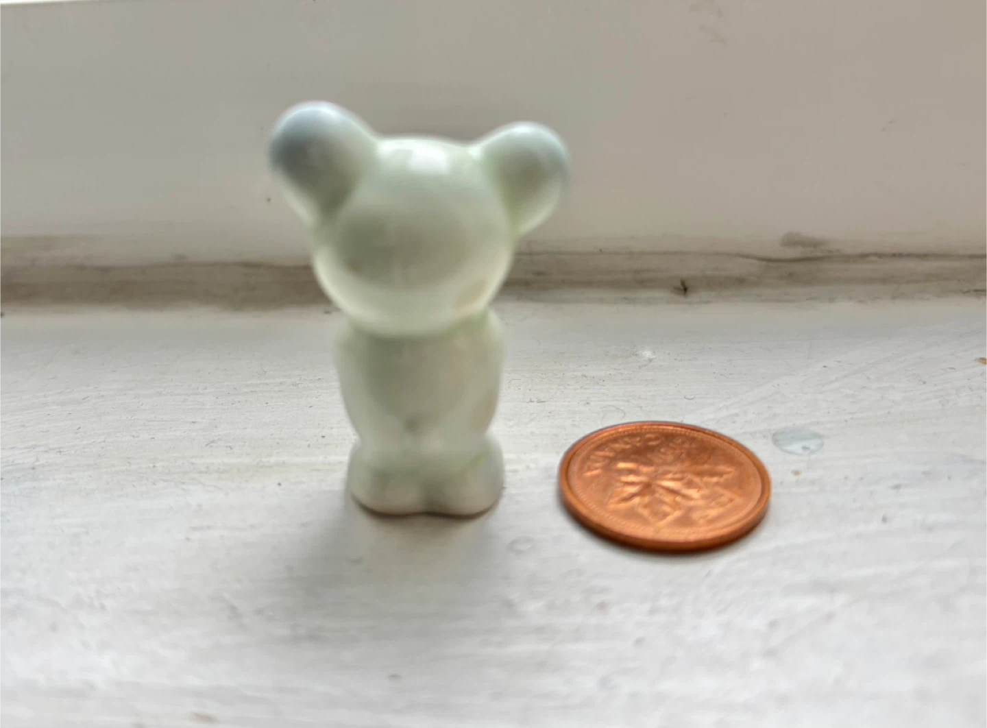 🏆Vintage Miniature Ceramic Teddy Bear Figurine - photo 3