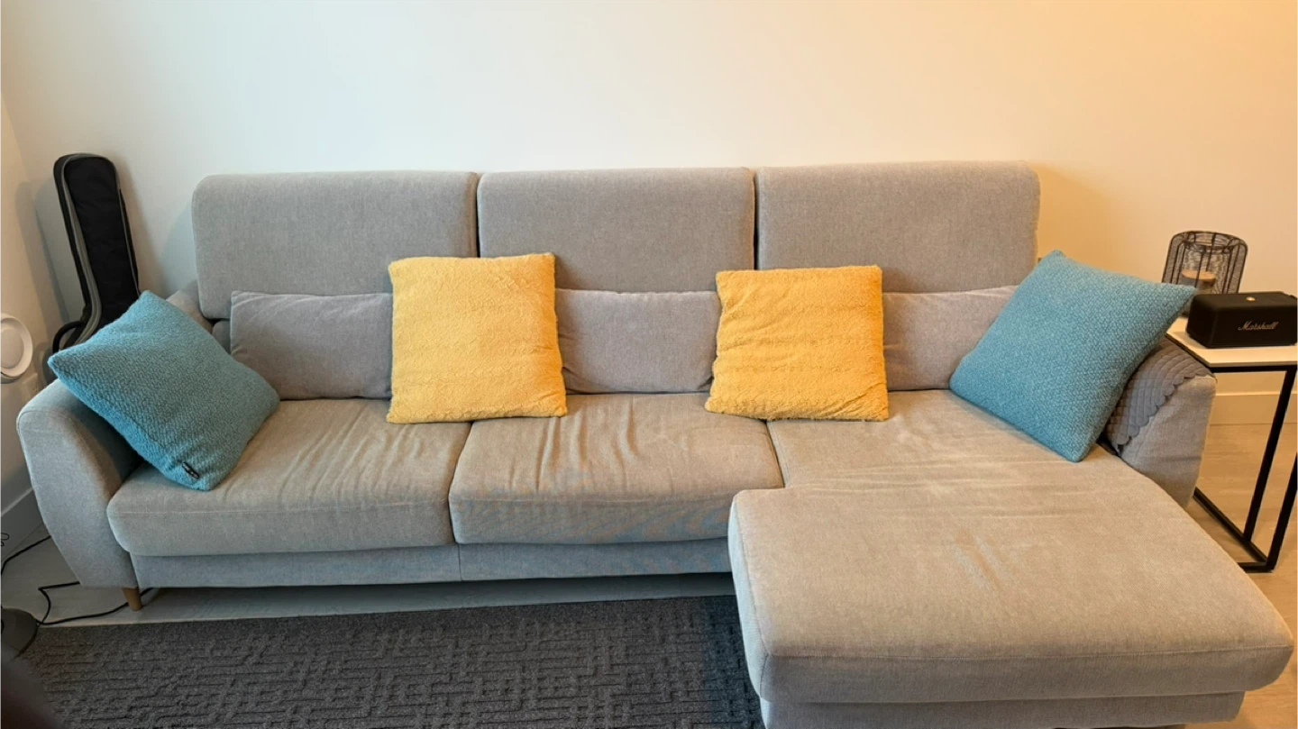 IKEA Sectional Sofa with Chaise - photo 2