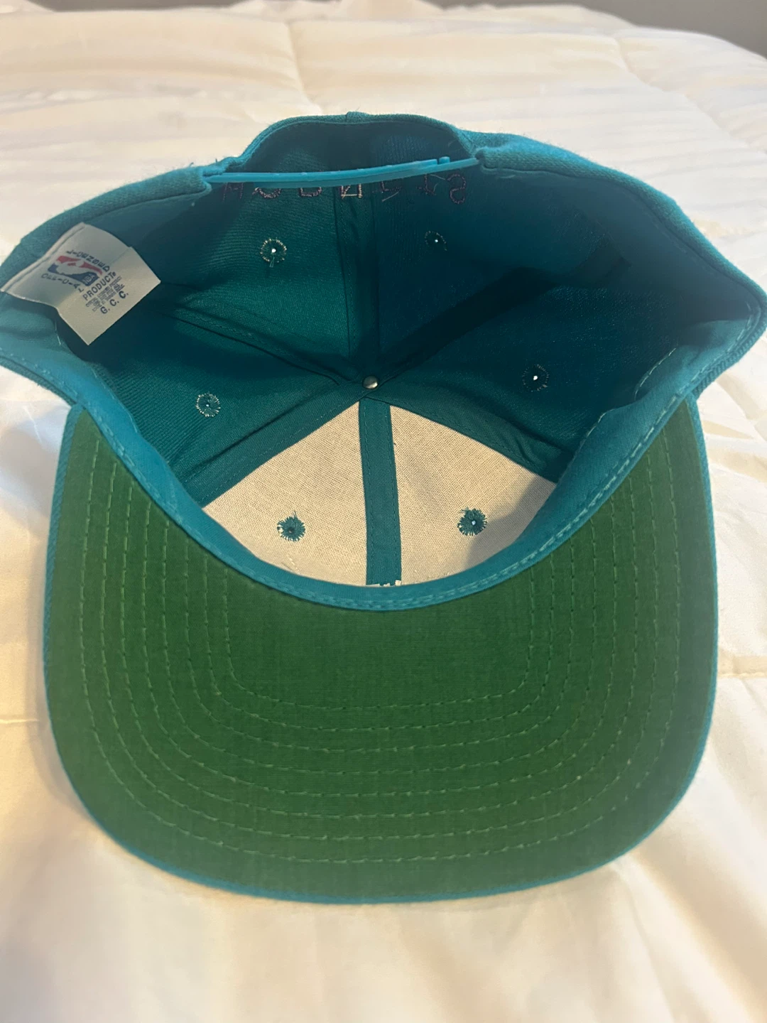 Vintage 90s Charlotte Hornets NBA Snapback Hat, G.C.C. - photo 4