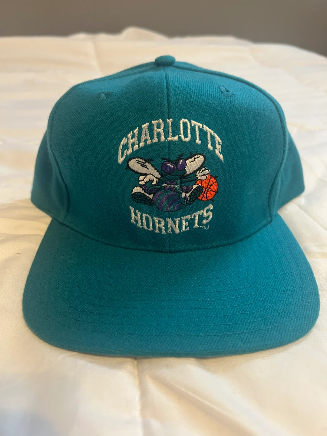 Vintage 90s Charlotte Hornets NBA Snapback Hat, G.C.C.