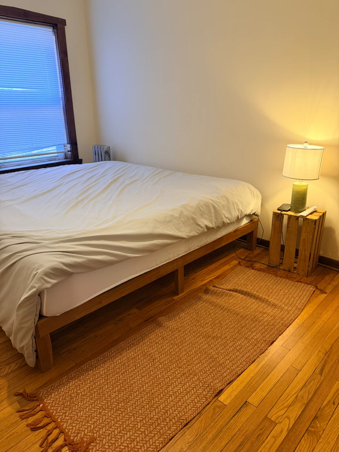 12-inch Solid Wood King Platform Bed