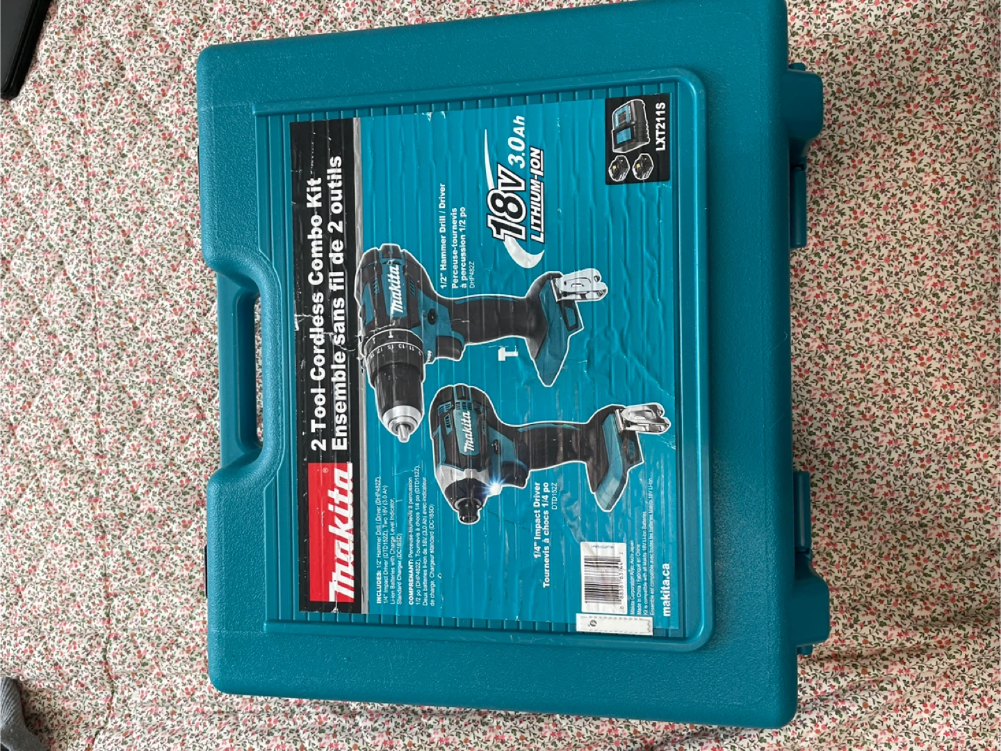 Empty Makita 18V LXT 2-Tool Cordless Combo Kit🏆