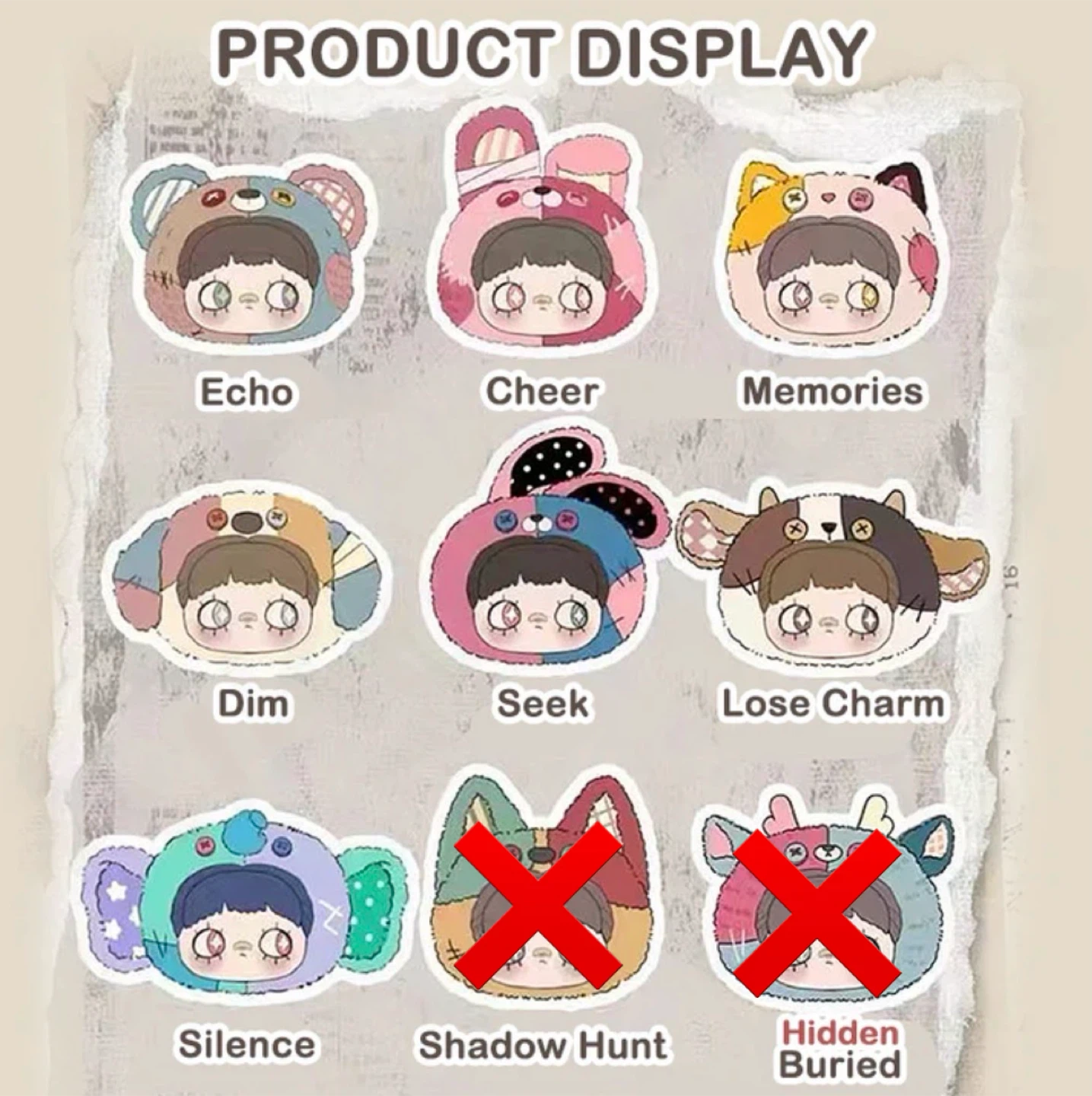 Maymei Once Forgotten Corners Series Plush Blind Box - photo 2