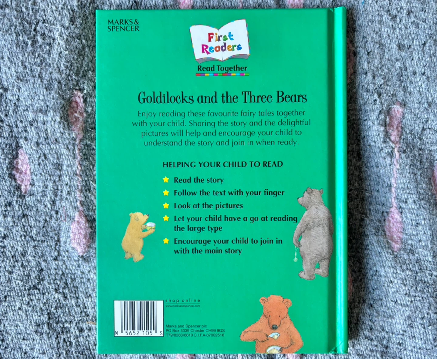 🏆Goldilocks and the Three Bears Book Marks & Spencer’s - photo 2