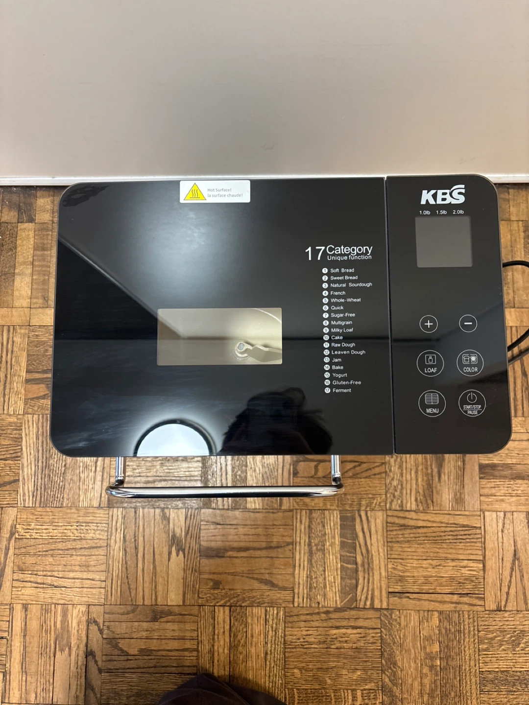 KBS Automatic Bread Maker - 17 Category Functions - photo 2