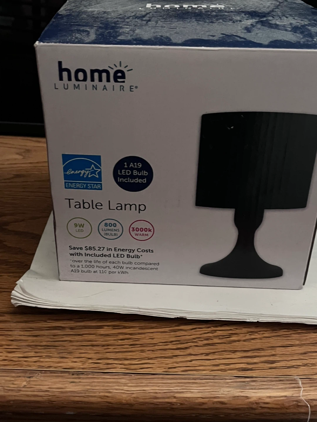 2 Table Lamp with LED Bulb for $5 !