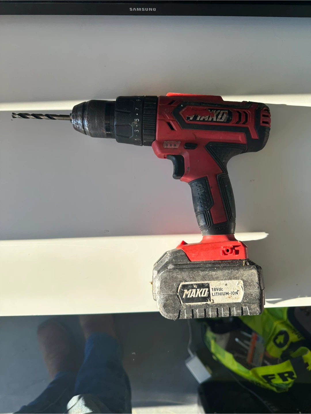 Mako 18V Cordless Drill with Battery and Charger