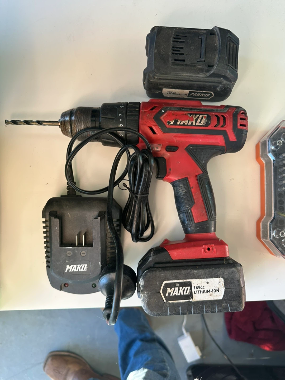 Mako 18V Cordless Drill with Battery and Charger - photo 2