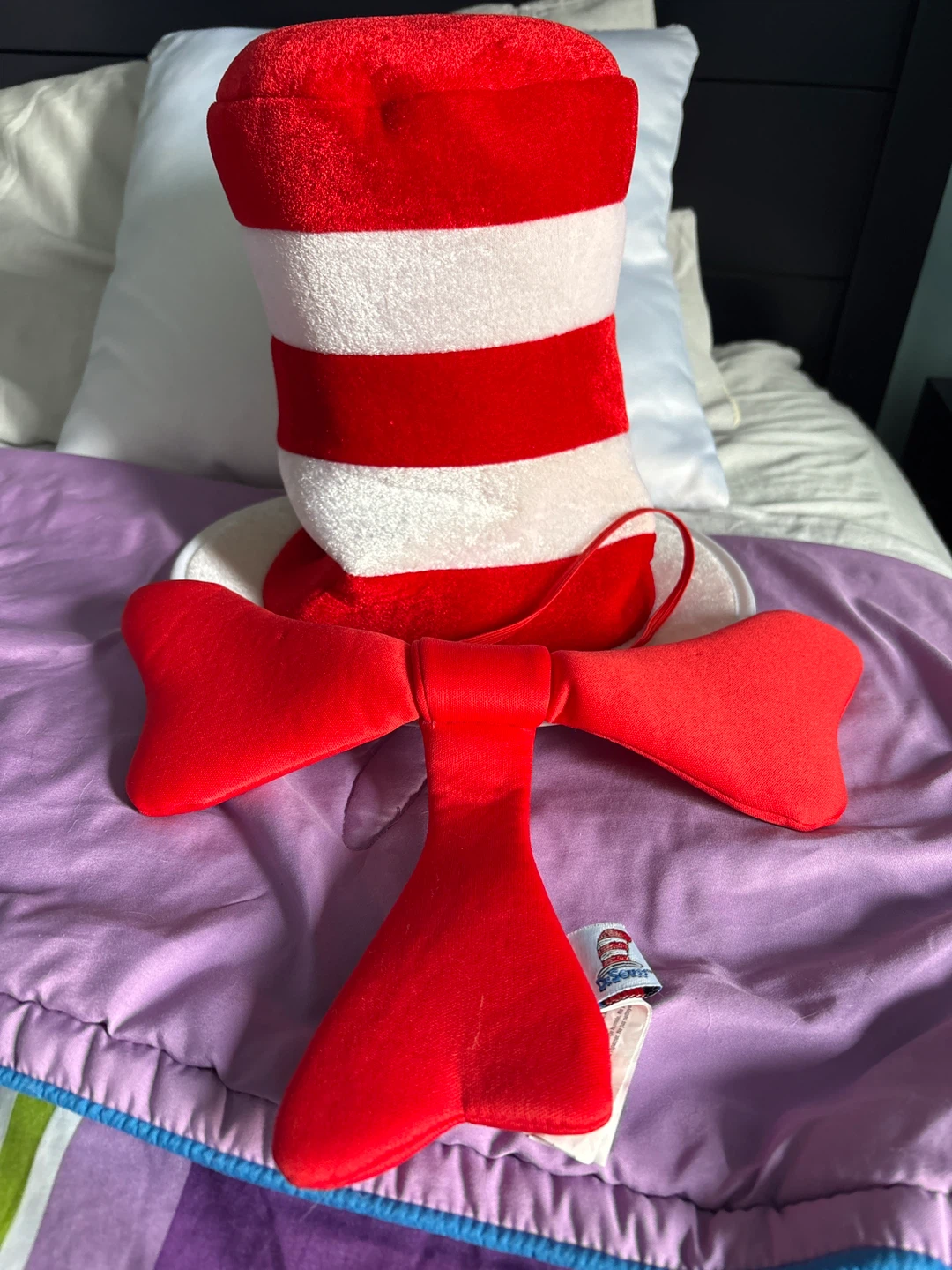 The Cat in the Hat Plush Hat and Bow Tie Costume