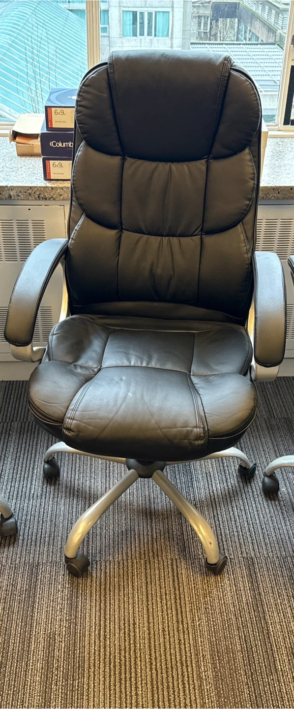 leather Black Executive Office Chair