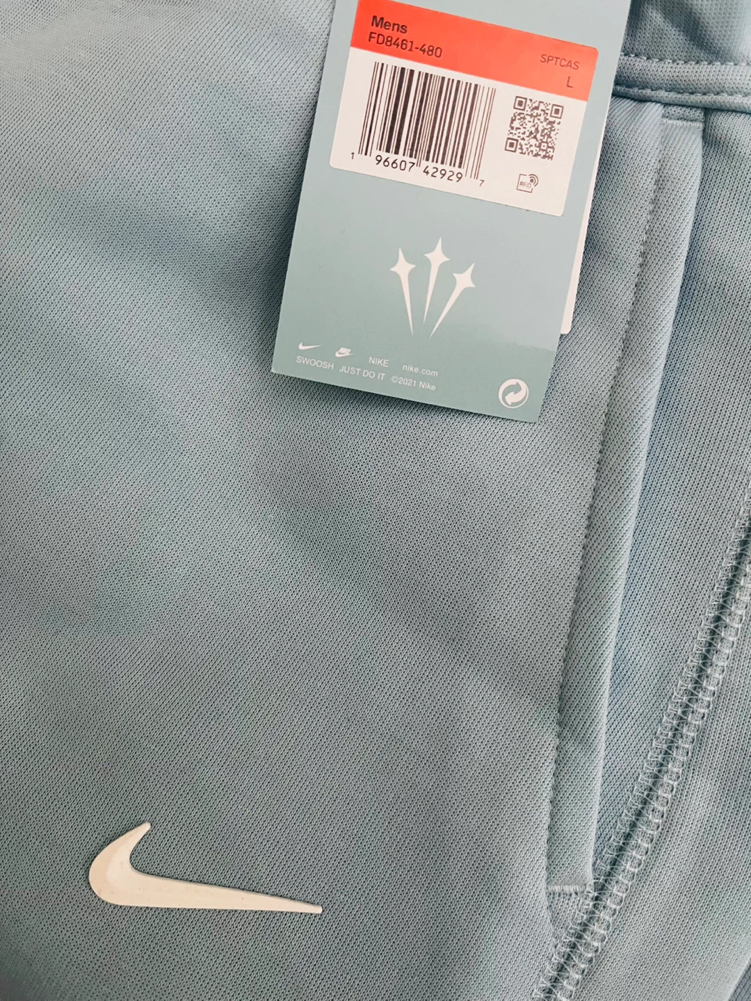 Nike NOCTA Baby Blue Fleece Hoodie & Sweatpants Set - Large - photo 3